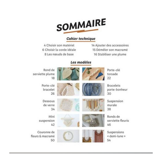Livre Objectif macramé Mes premières créations  - 3