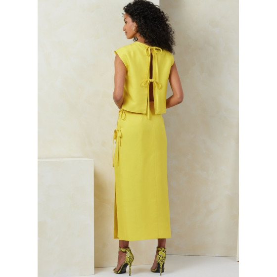Patron Haut et Jupe pour Femmes - Vogue 2096  - 6