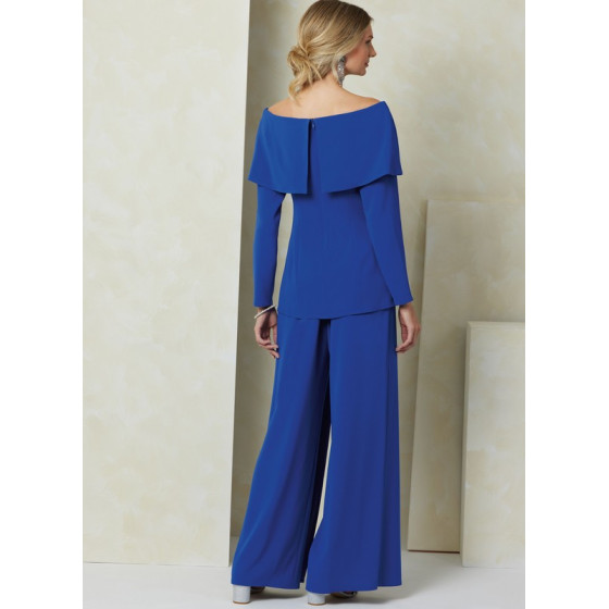 Patron Haut et Pantalon pour Femmes - Vogue 2098  - 7