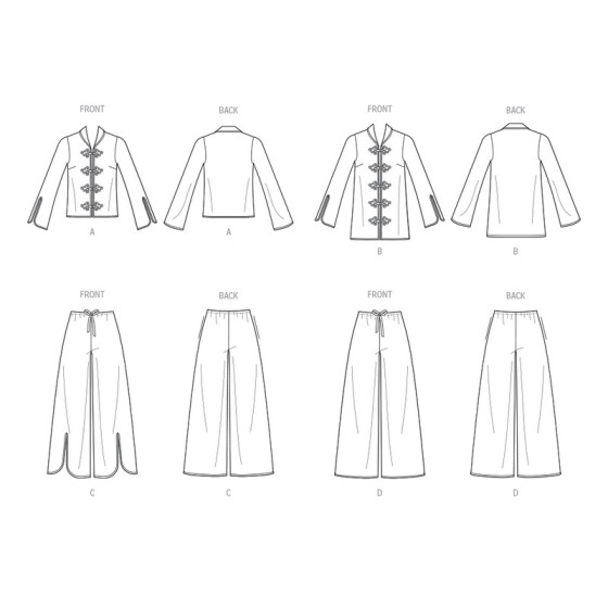Patron Pyjamas pour Femmes - Vogue 2099  - 3