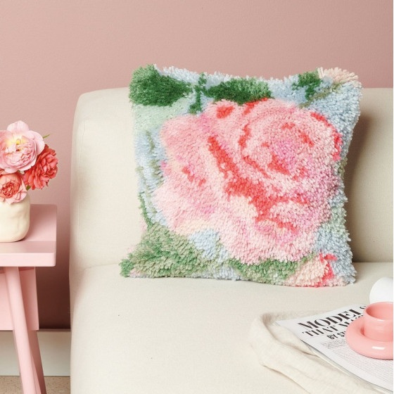 Kit de nouage Coussin Rose, Rico Hooki Hooki  - 4