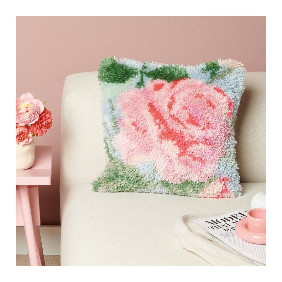 Kit de nouage Coussin Rose, Rico Hooki Hooki  - 4