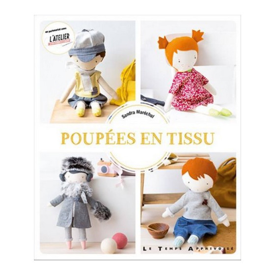 Livre Poupées en tissu Sandra Maréchal  - 1