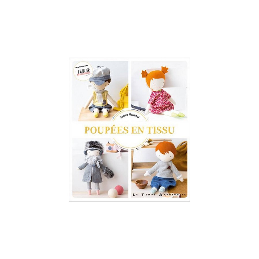 Livre Poupées en tissu Sandra Maréchal  - 1