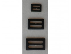 Boucle de ceinture noire 25 et 30 mm
