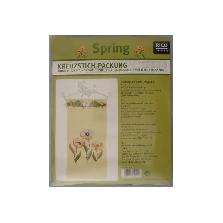 Kit broderie, Les fleurs  - 1