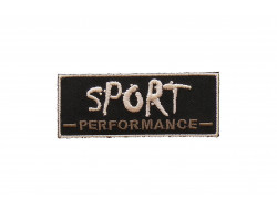 Écusson thermocollant Sport noir  - 1