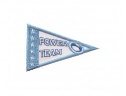 Écusson thermocollant Power Team ballon de rugby  - 1