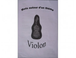 Grille broderie, Violon