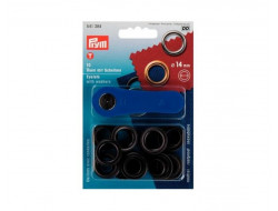 Œillets avec rondelles 14 mm - Bruni - Prym