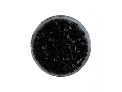 Perles de rocaille baguette 2 mm - Noir