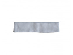 Bas de blouson acrylique blanc