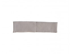 Bas de blouson acrylique beige