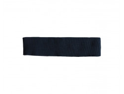 Bas de blouson acrylique bleu marine