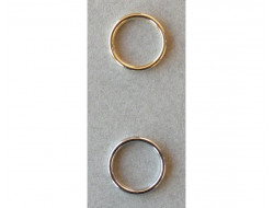 Anneaux 10 mm or ou argent