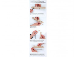 Suspension en bois pour broderie - Rico Design  - 1