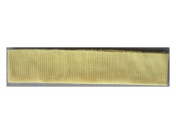 Bas de blouson acrylique jaune