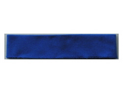 Bas de blouson acrylique bleu