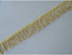 Frange métal doré - 5 cm