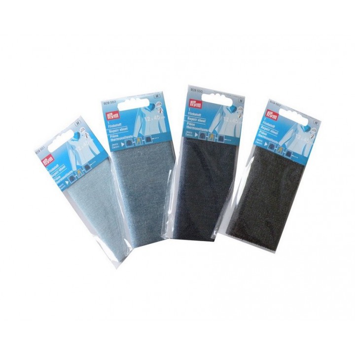 Pièce thermocollante en COTON - JEANS  - 1