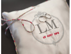 Coussin personnalisé pour alliances