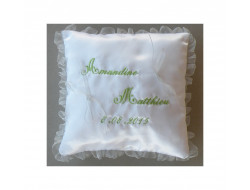 Coussin personnalisé pour alliances  - 3