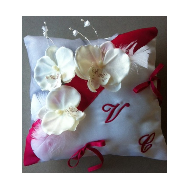 Coussin personnalisé pour alliances  - 6