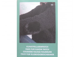 Coudières fausse fourrure noires