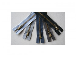 Fermeture à glissière métal spécial jeans