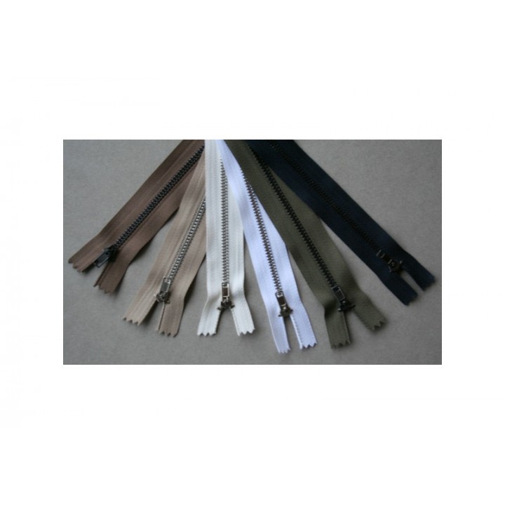 Fermeture à glissière métal spécial pantalons  - 1