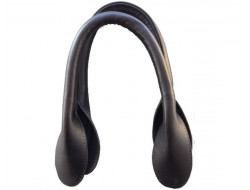 Poignées de sac noir 38 cm  - 1