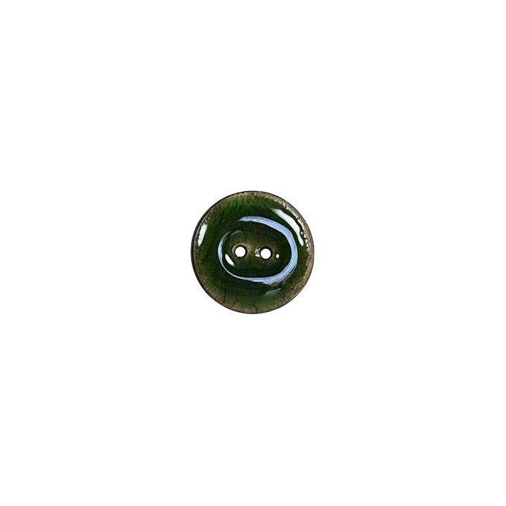 Bouton coco vert  - 1