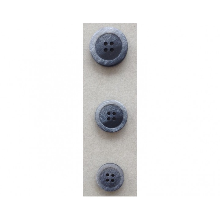 Boutons gris classique  - 1