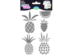 Sticker textile Ananas