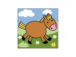 Canevas facile Cheval Seg