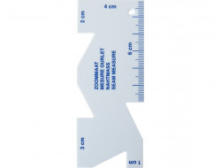 Mesure ourlet plastique