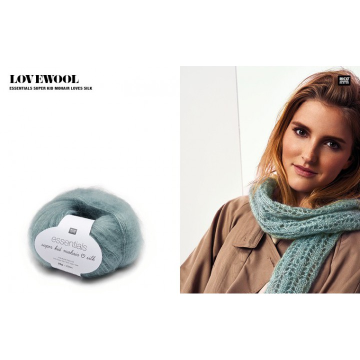 Fil Essentials super kid mohair loves silk (25 gr) 70 % Mohair 30 % soie - Rico Rico Design - 2