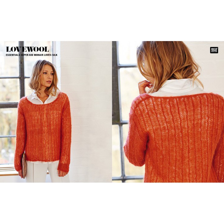 Fil Essentials super kid mohair loves silk (25 gr) 70 % Mohair 30 % soie - Rico Rico Design - 3