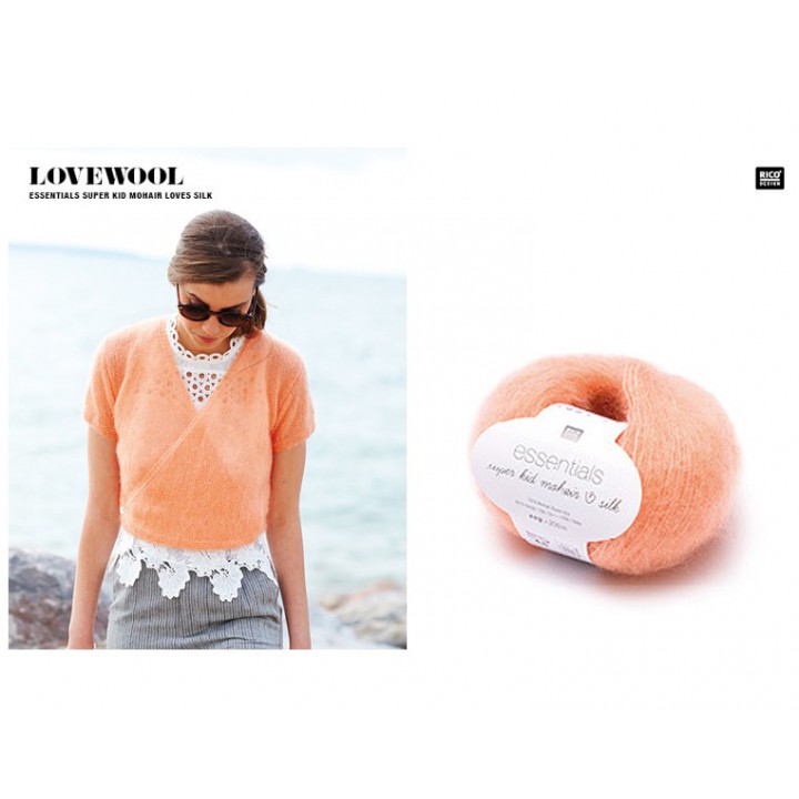 Fil Essentials super kid mohair loves silk (25 gr) 70 % Mohair 30 % soie - Rico Rico Design - 5