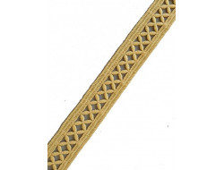 Galon guipure jaune 21 mm