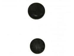 Bouton couture noir 18 et 22 mm  - 1
