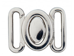 Attache,Agrafe, clip métal argent  - 1