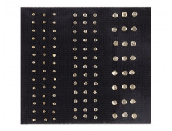 Ecusson thermocollant strass jaune