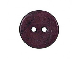 Bouton bois prune