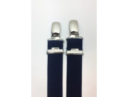 Bretelle enfant unie marine