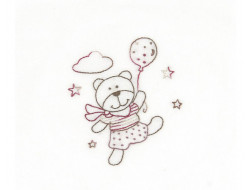 Mini kit broderie - Teddydou joue avec les étoiles, DMC