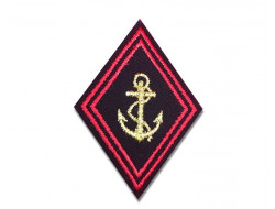 Écusson thermocollant - Blason ancre marine