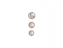 Bouton classique - blanc nacré  - 1