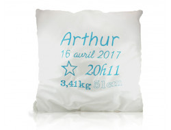 Coussin personnalisé - Naissance  - 1