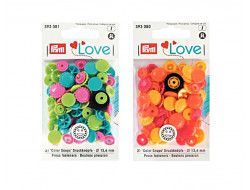 Boutons pression color snaps - Fleurs 13,6 mm Prym